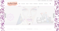 Desktop Screenshot of maquillajeenoferta.com